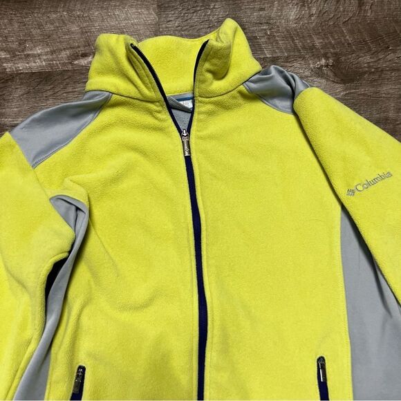 Columbia Fleece Zip Up Jacket Size Medium - Picture 3 of 10